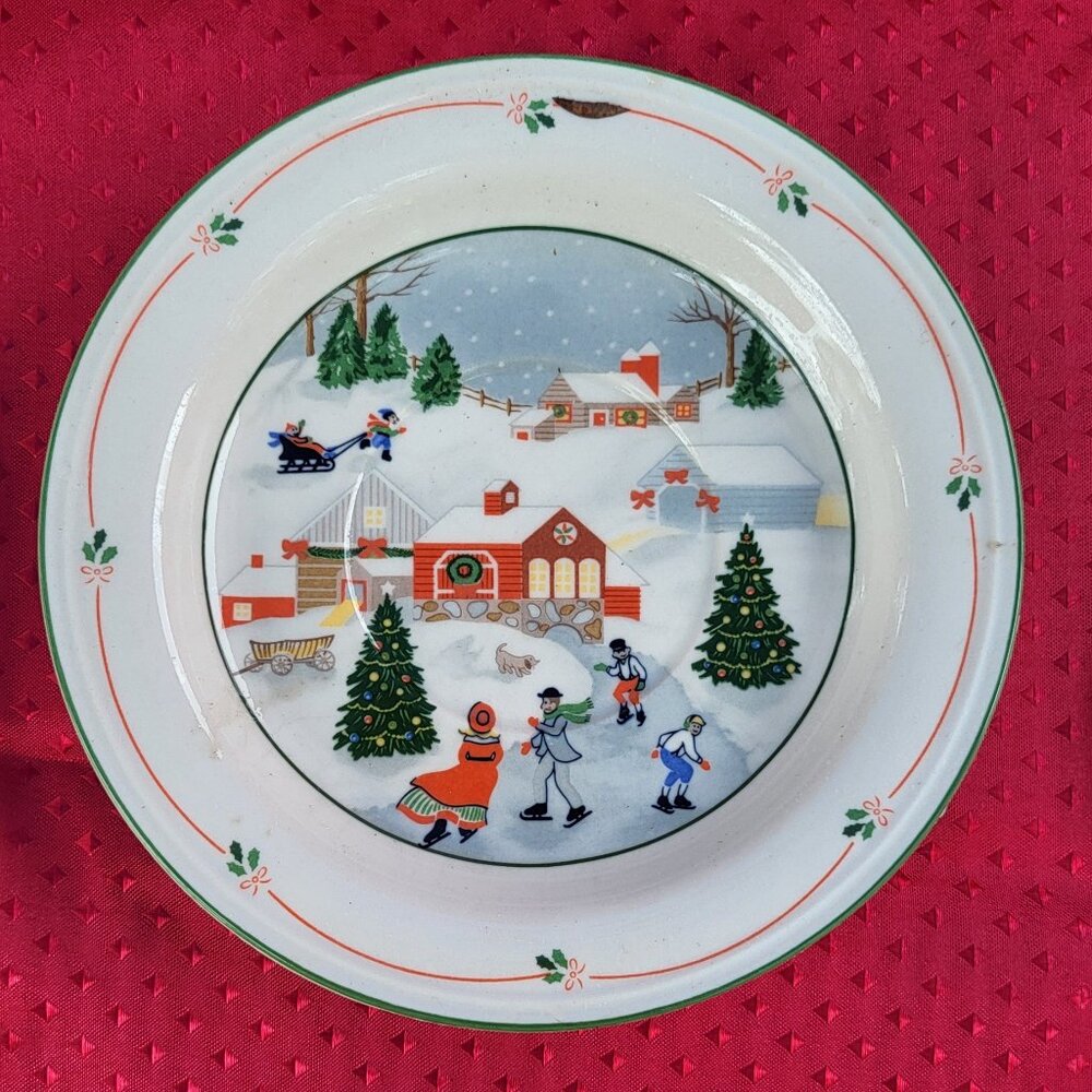 small Sango 3900 "Silent Night" plate Korea